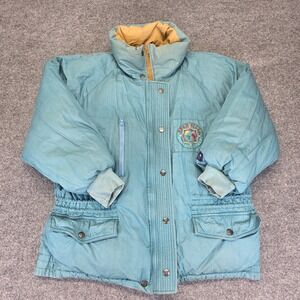 VTG Reversible Brambilla World Sports Ski Winter Duck Down Jacket Women's Small